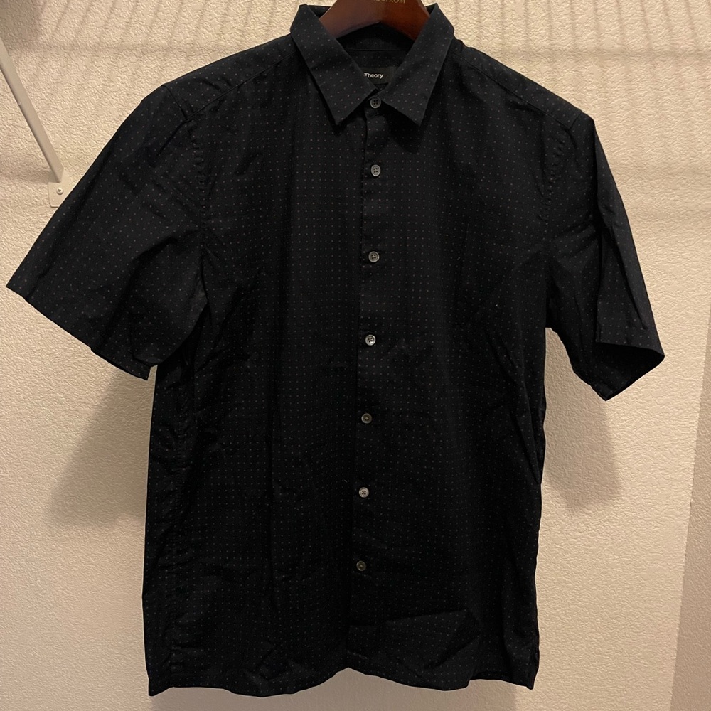 Men's Black Short Sleeve Shirt